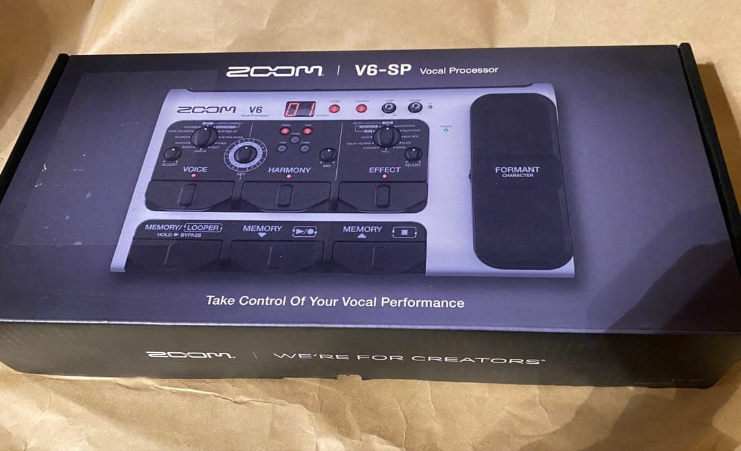 〈新品未使用〉 Zoom V6-SP ボーカルエフェクター