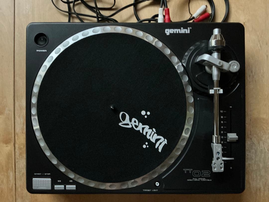 Gemini TT-02 ターンテーブル ブラック