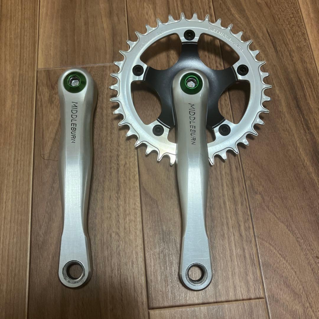 MIDDLEBURN クランクセット 175mm シルバー　old mtb