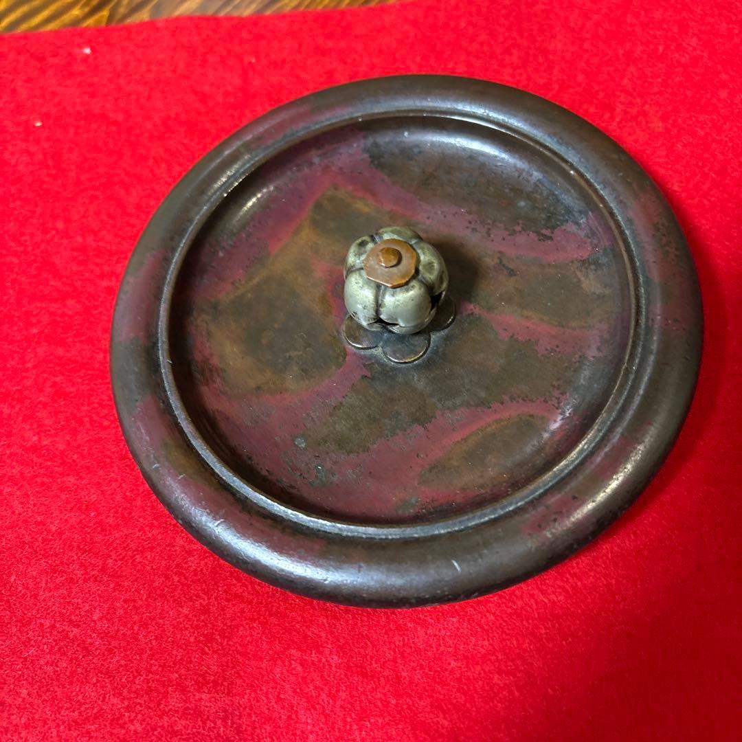 茶道具 龍文堂　鉄瓶　紫銅