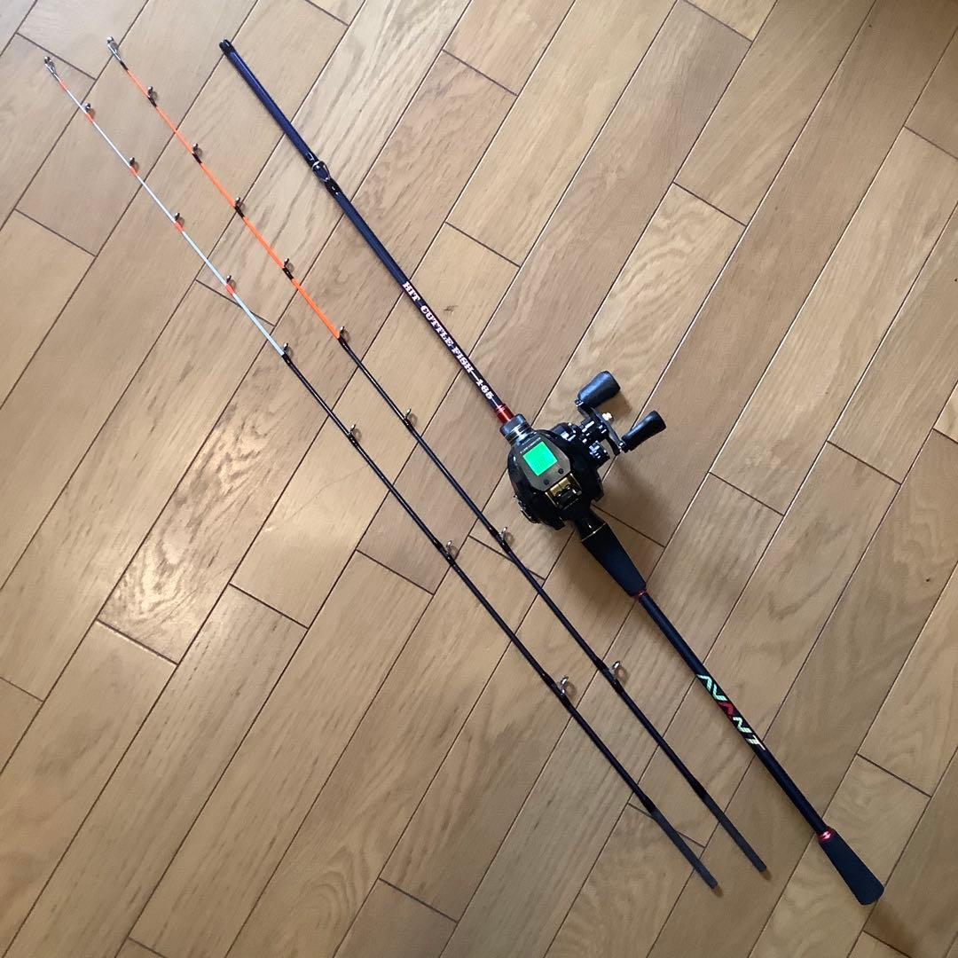 PE0.8号付2WAY 1.65m 2ピースMAX300g&ベイトリール