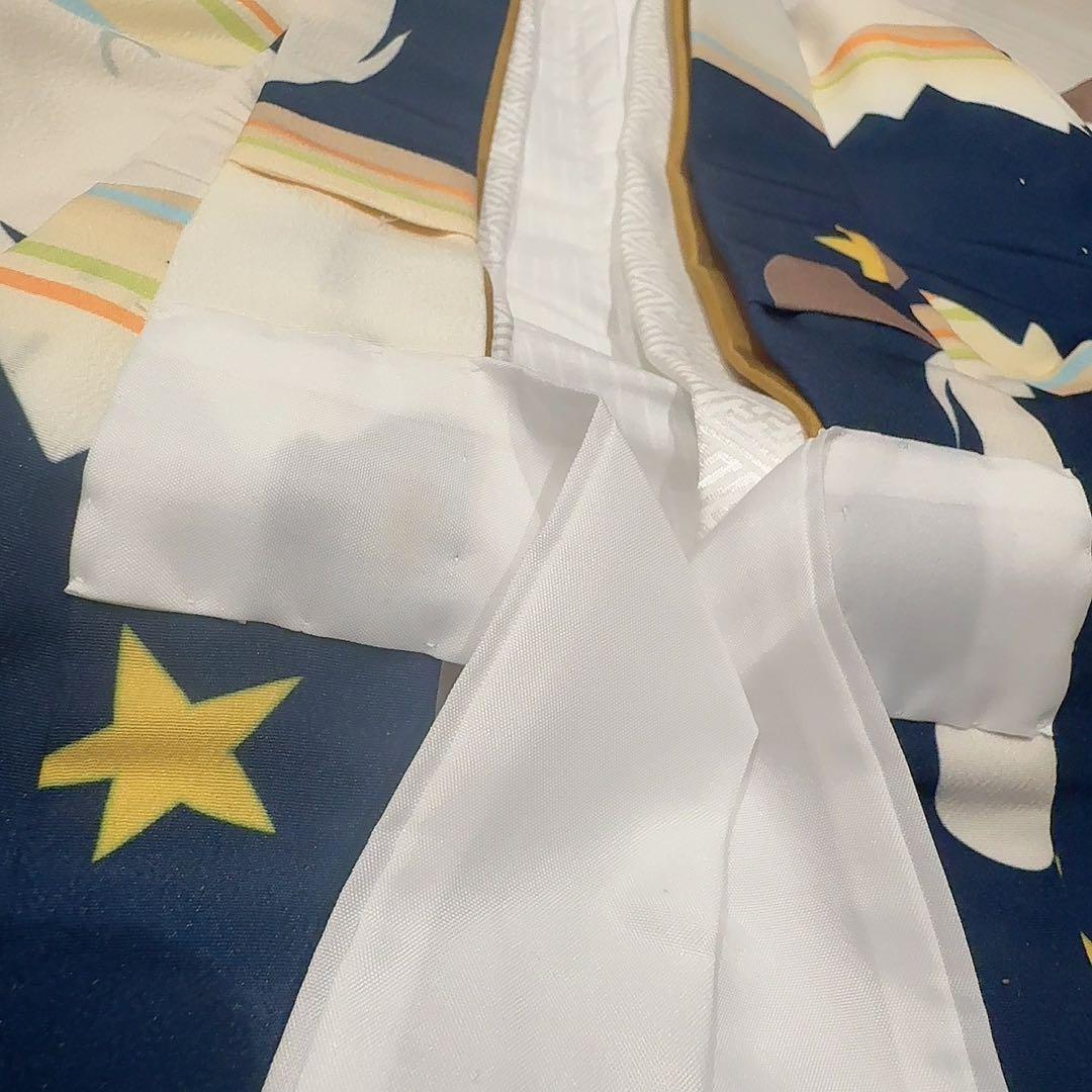 3歳 七五三 男の子 着物 被布 お参り 前撮り セット くま 青 茶