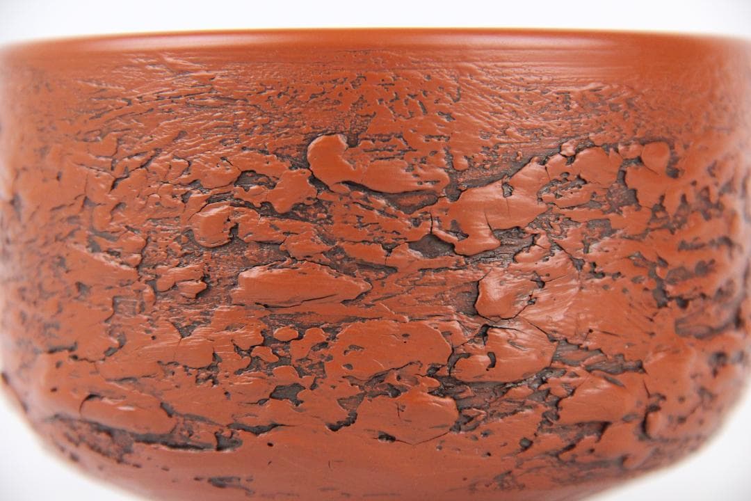 森下宗則 森水造 彫茶碗 本物保証 常滑焼 共箱 共布 茶道具 ED11-5