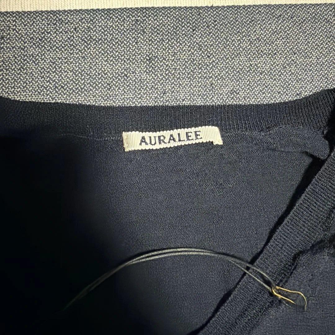 トップス auralee product dyed wool kint v-neck
