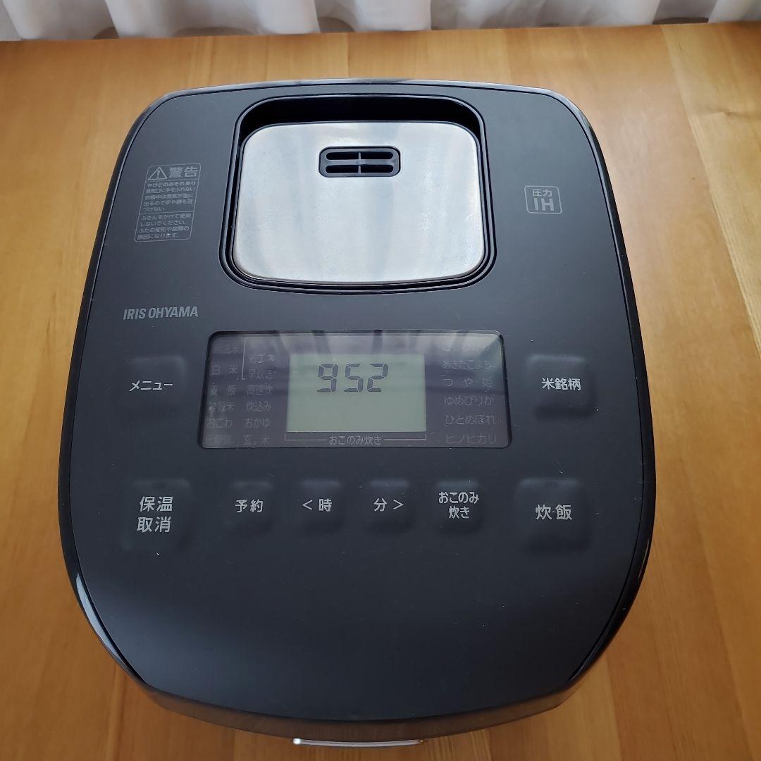 IRIS OHYAMA 炊飯器 黒　RC-PDA50-B　23年製