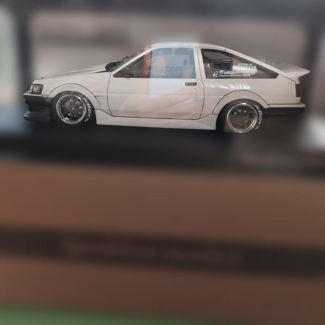 イグニッションモデル 2968 RWB AE86 White/Black　EG付