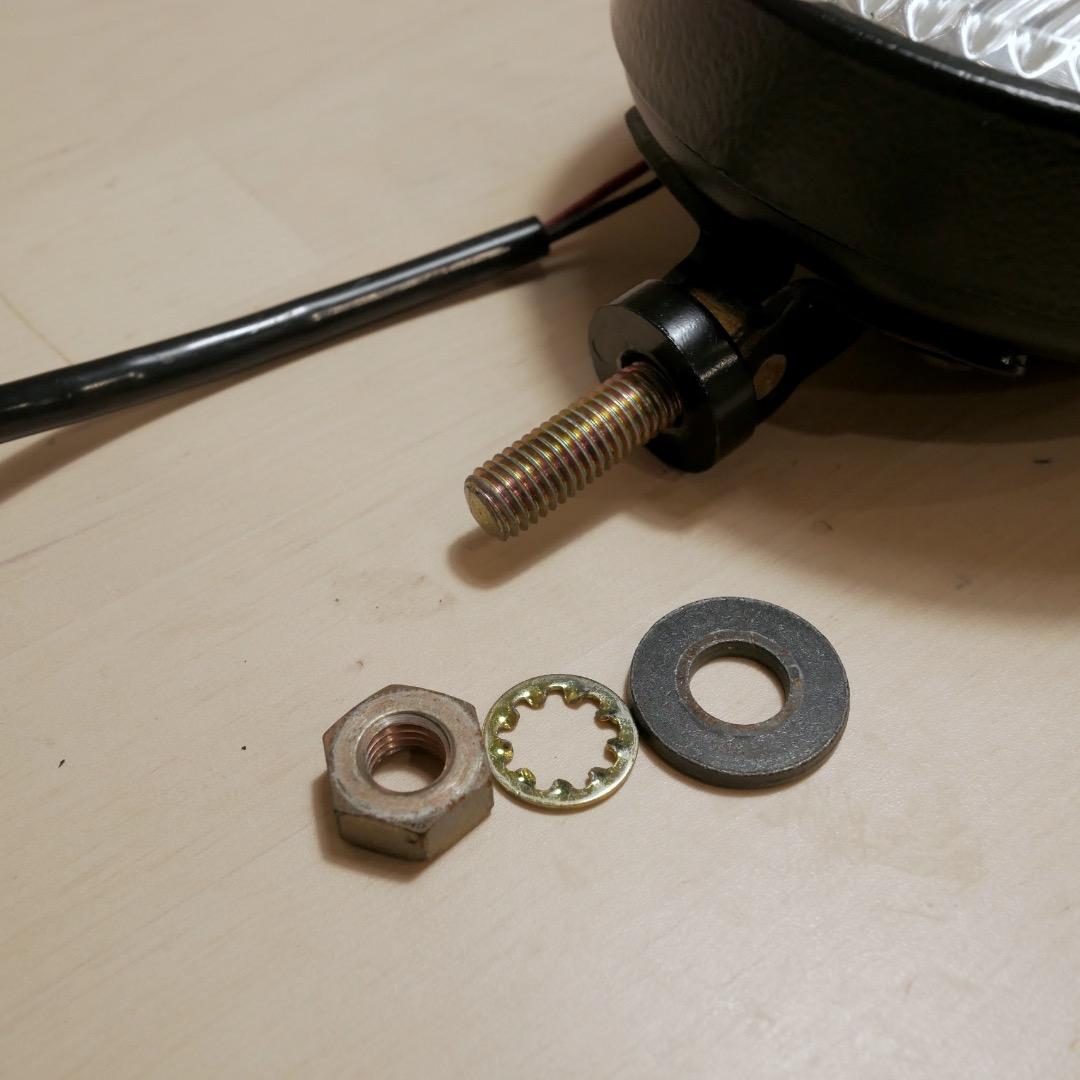 当時物 中古良品 CIBIE ハロゲンライト H3 12V 薄型 ブラック