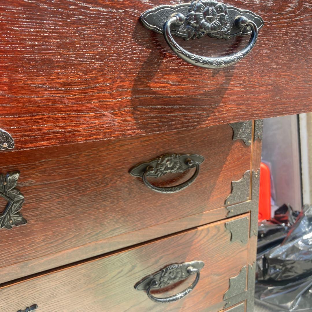 美品　ノダ工芸　箪笥　タンス　5段　民藝たんす　けやき