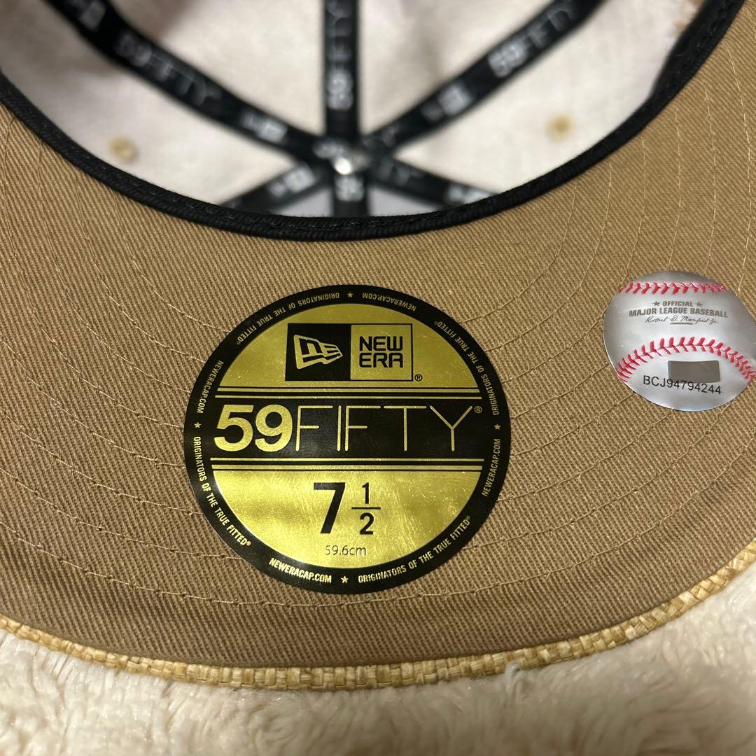 【新品】ニューエラ ✖️ニューヨーク・ヤンキース　ペーパーストロー　キャップ