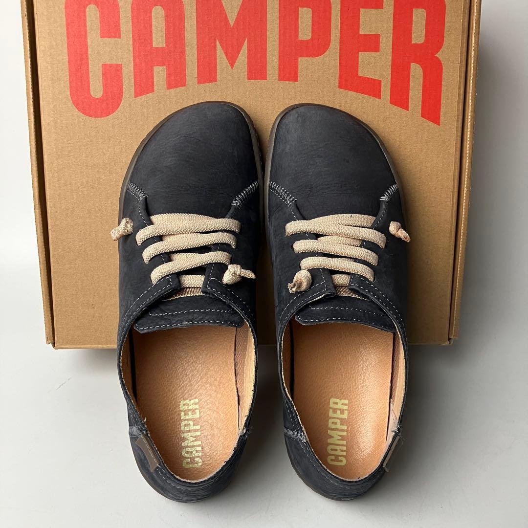 【未使用級】Camper PEU CAMI ペウカミ　シボレザー　NV 23cm