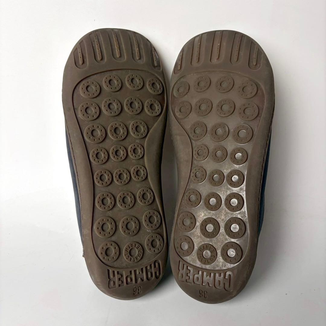 【未使用級】Camper PEU CAMI ペウカミ　シボレザー　NV 23cm