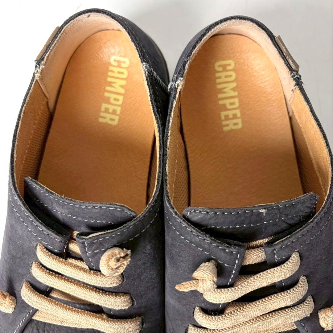 【未使用級】Camper PEU CAMI ペウカミ　シボレザー　NV 23cm