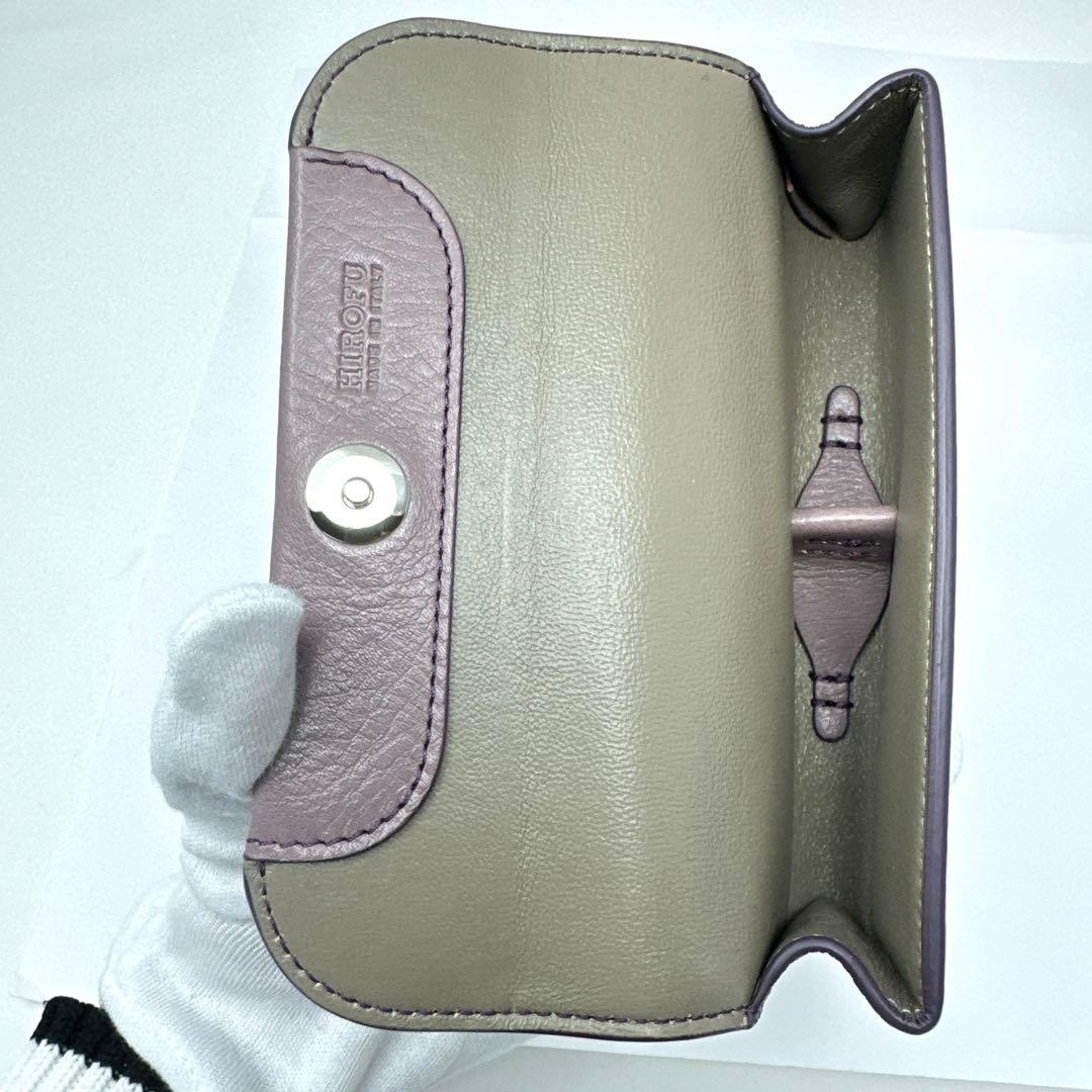 極美品 HIROFU ヒロフ レザー メガネケース 眼鏡ケース