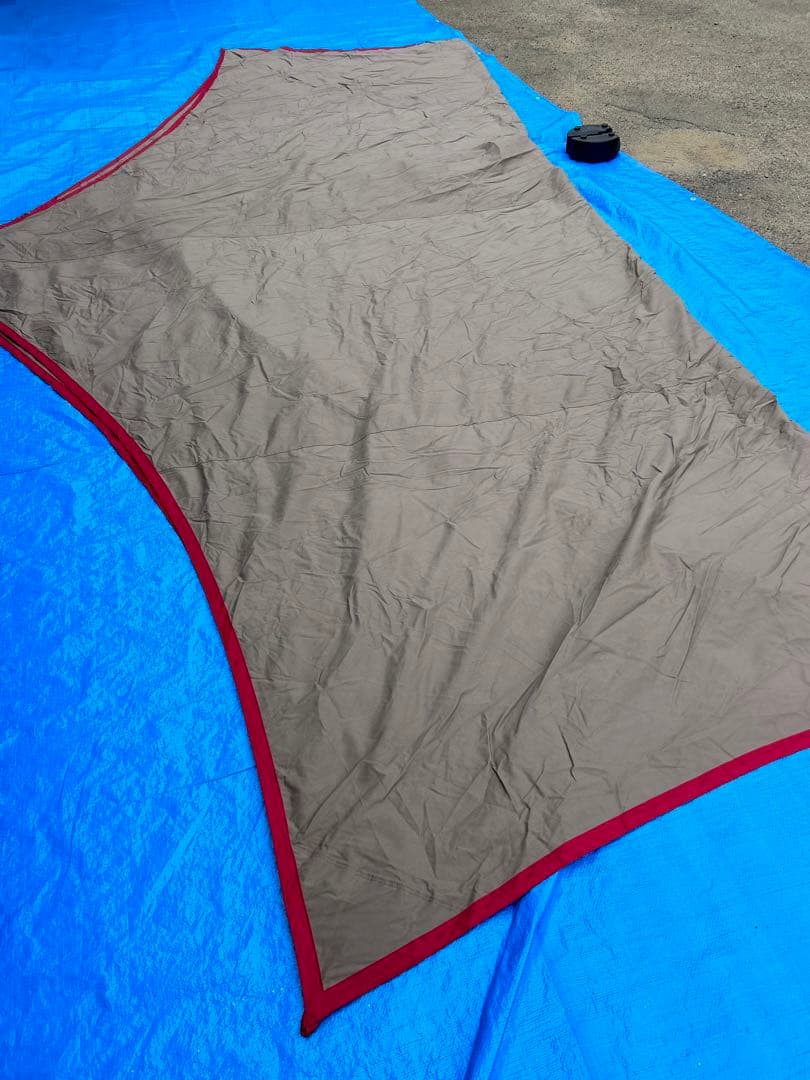 【美品】テンマクデザイン 焚き火タープコットンヘキサL