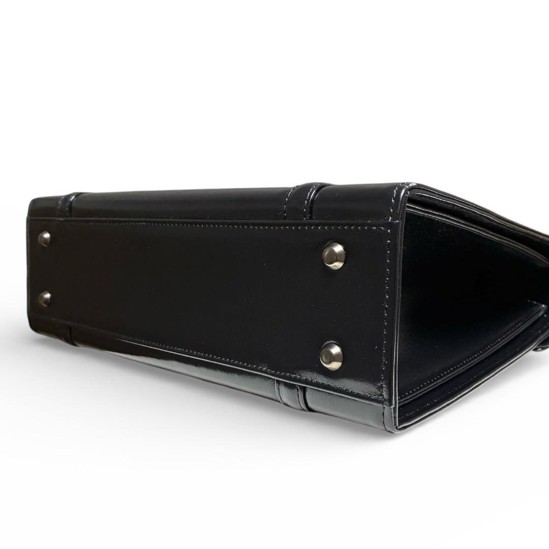 濱野 高級フォーマル ハンドバッグ BLK