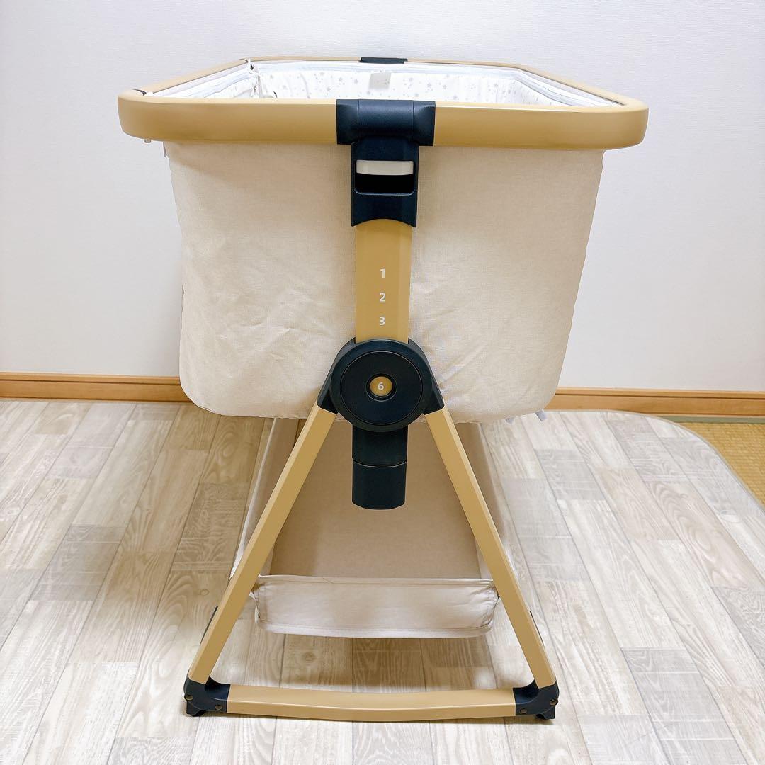 極美品♡HZDMJ ベビーベッド 付属品完備！ 折り畳める 持ち運びベッド