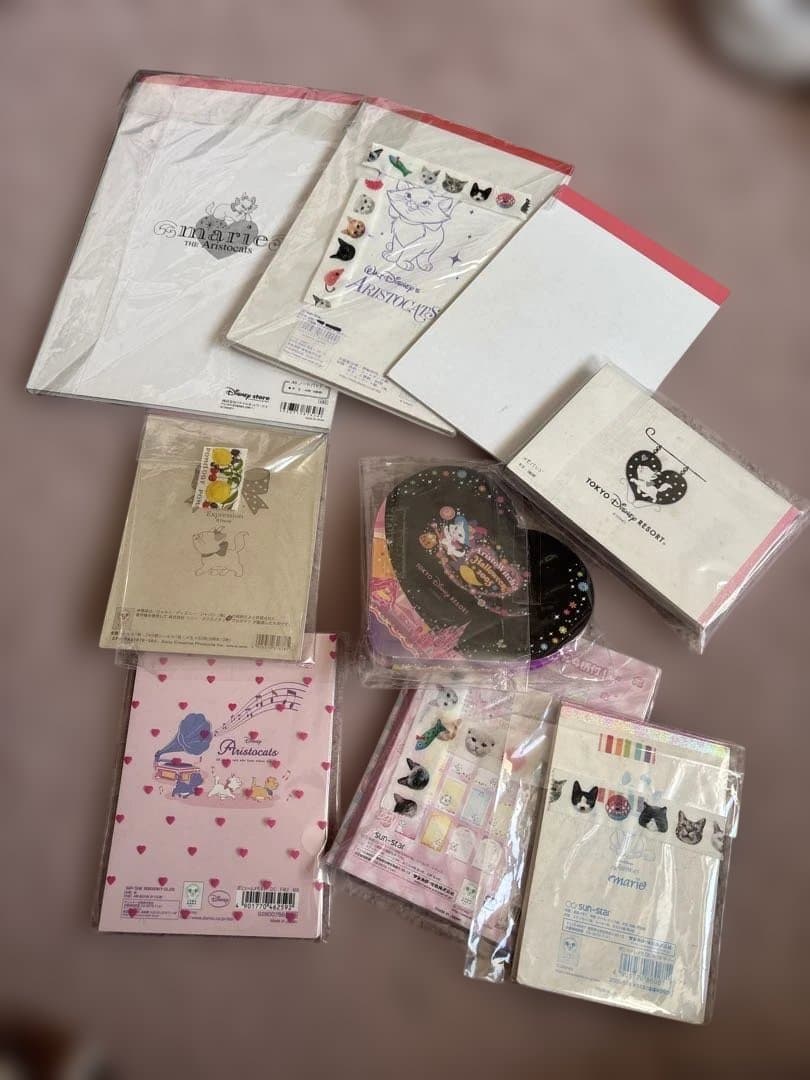 ディズニー マリーキャット メモ帳 9冊セット