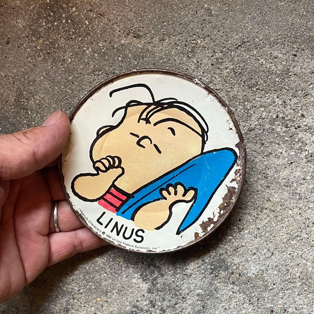 ヴィンテージ 7枚セットpeanutsスヌーピーブリキトレイ50's60's