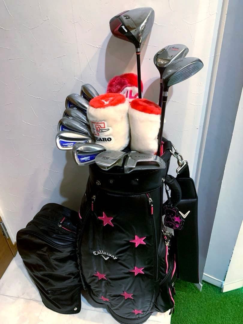 豪華　良品　レディースゴルフクラブ フルセット　キャロウェイ　ミズノ