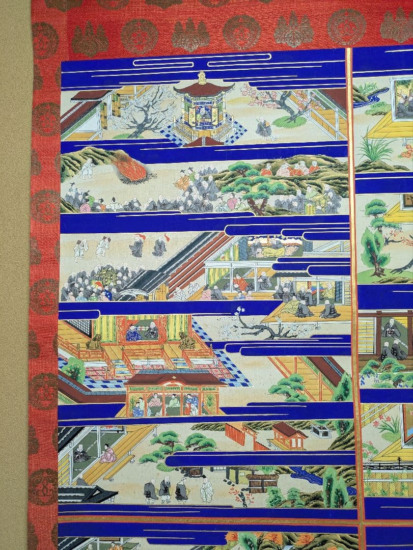 親鸞聖人御絵伝 表具 西本願寺紋