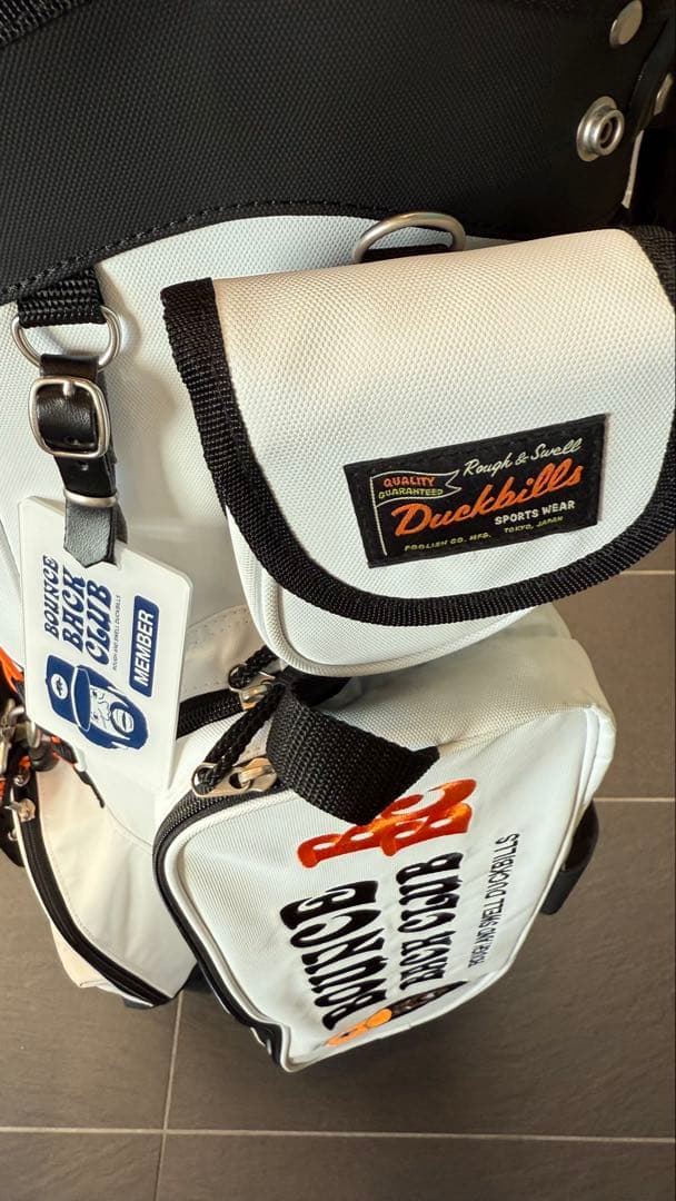 ROUGH AND SWELL GOLF BAG ホワイト
