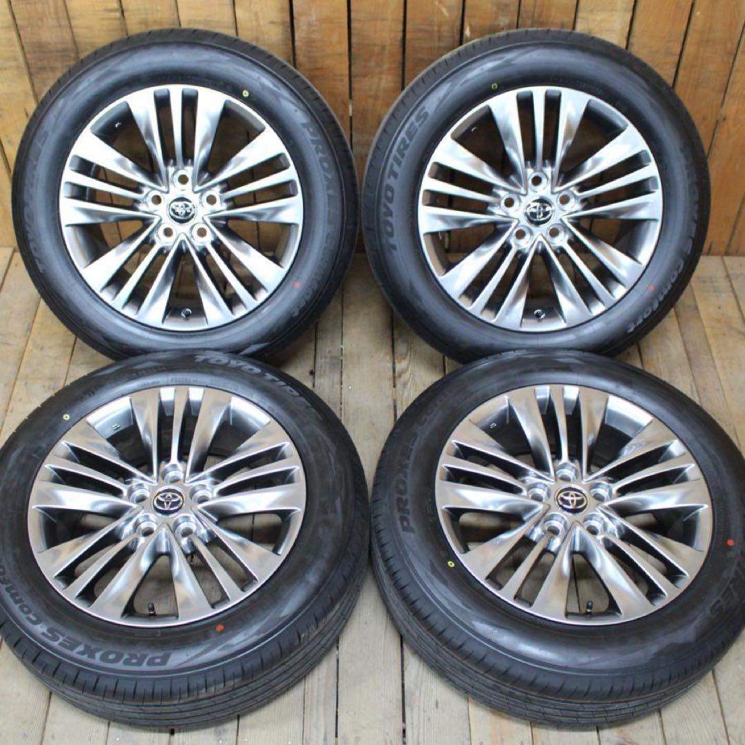 40アルファードZハイブリッド18インチ ホイールセット