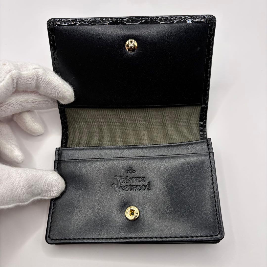 【美品】 vivienne westwood 名刺入れ　カードケース　エナメル