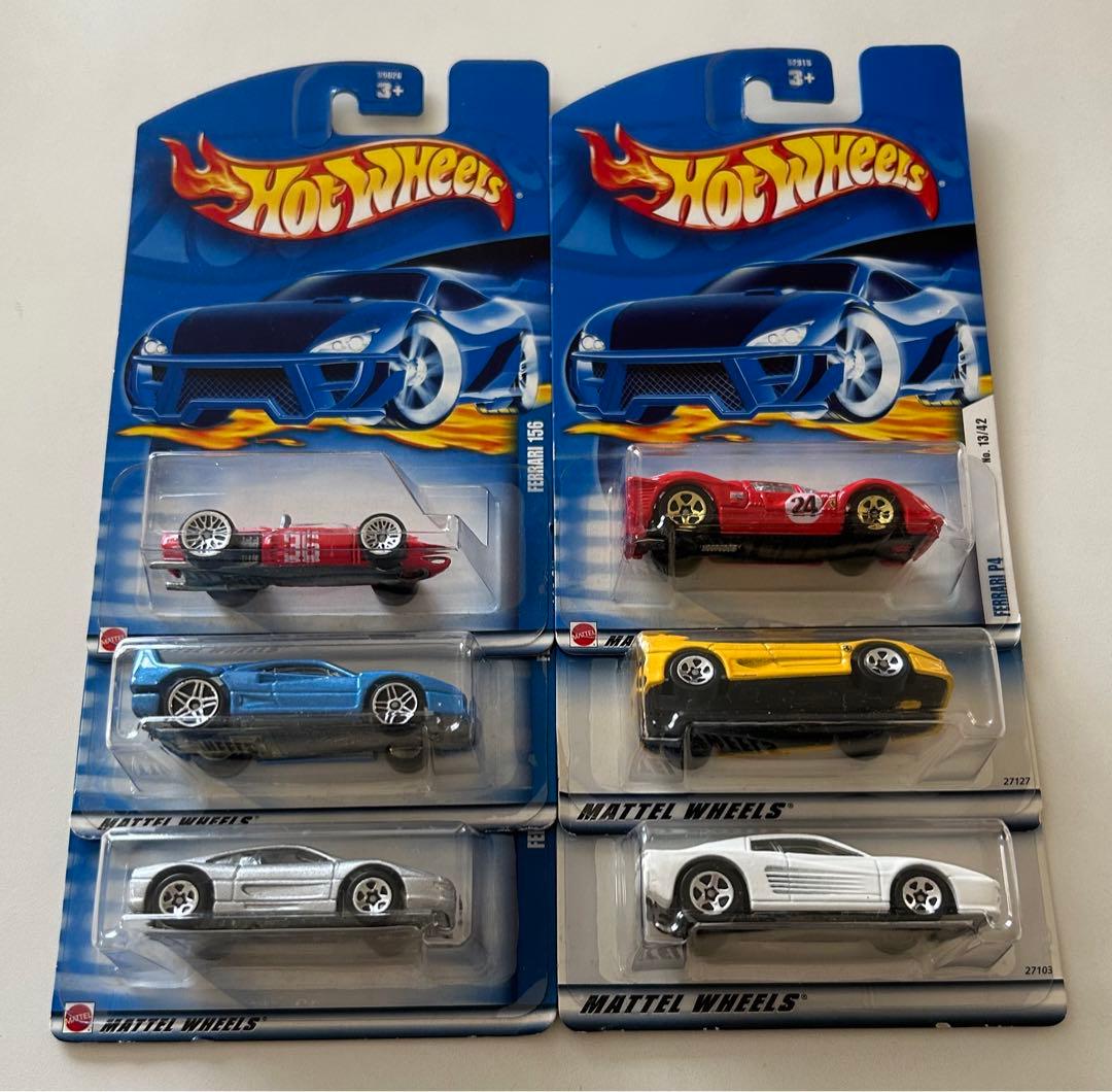 90.ホットウィール　フェラーリ6台セット