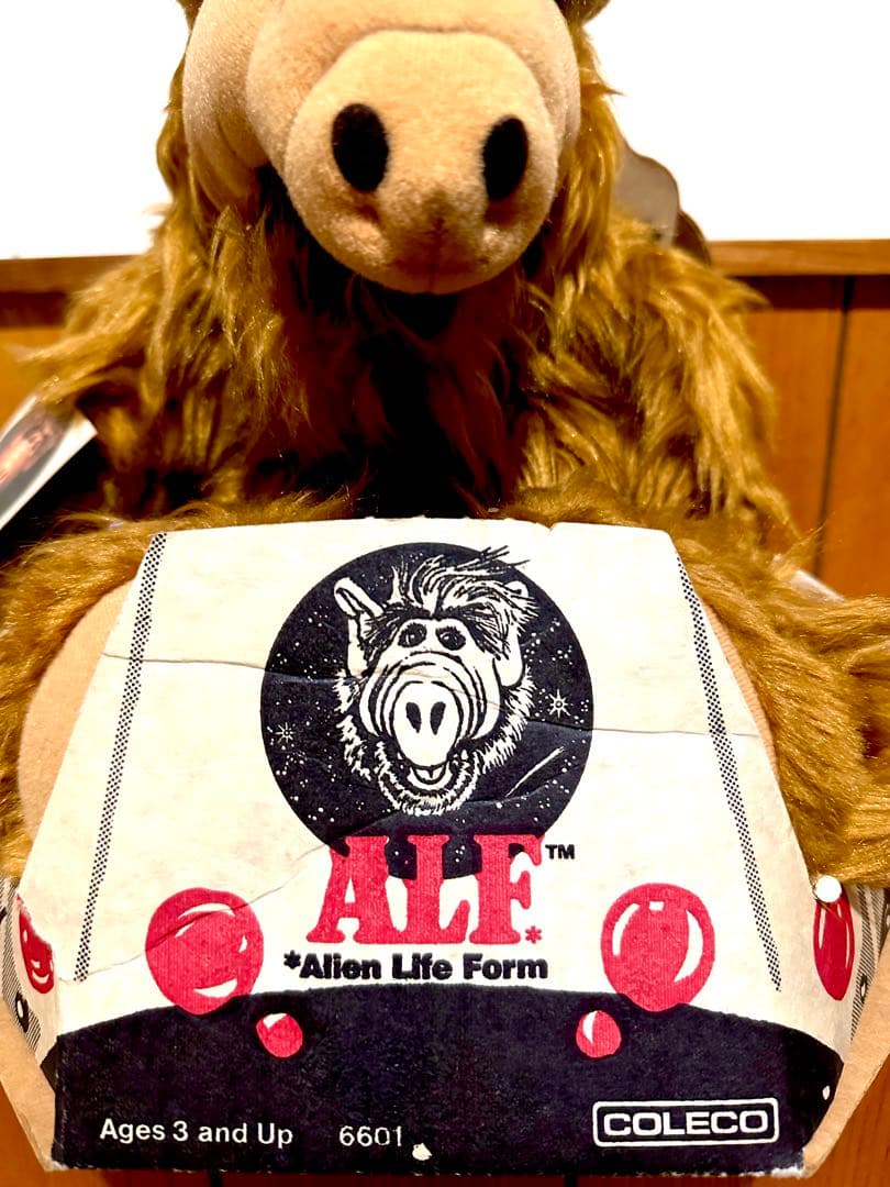 [超希少] ALF アルフ 1986年製 タグ&箱付き ぬいぐるみ ヴィンテージ