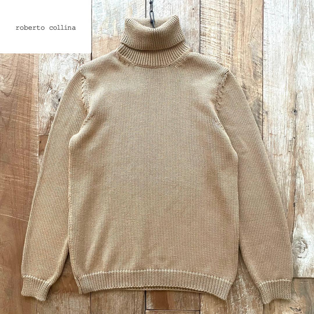 【極美品】roberto collina タートルネック ニット セーター 48