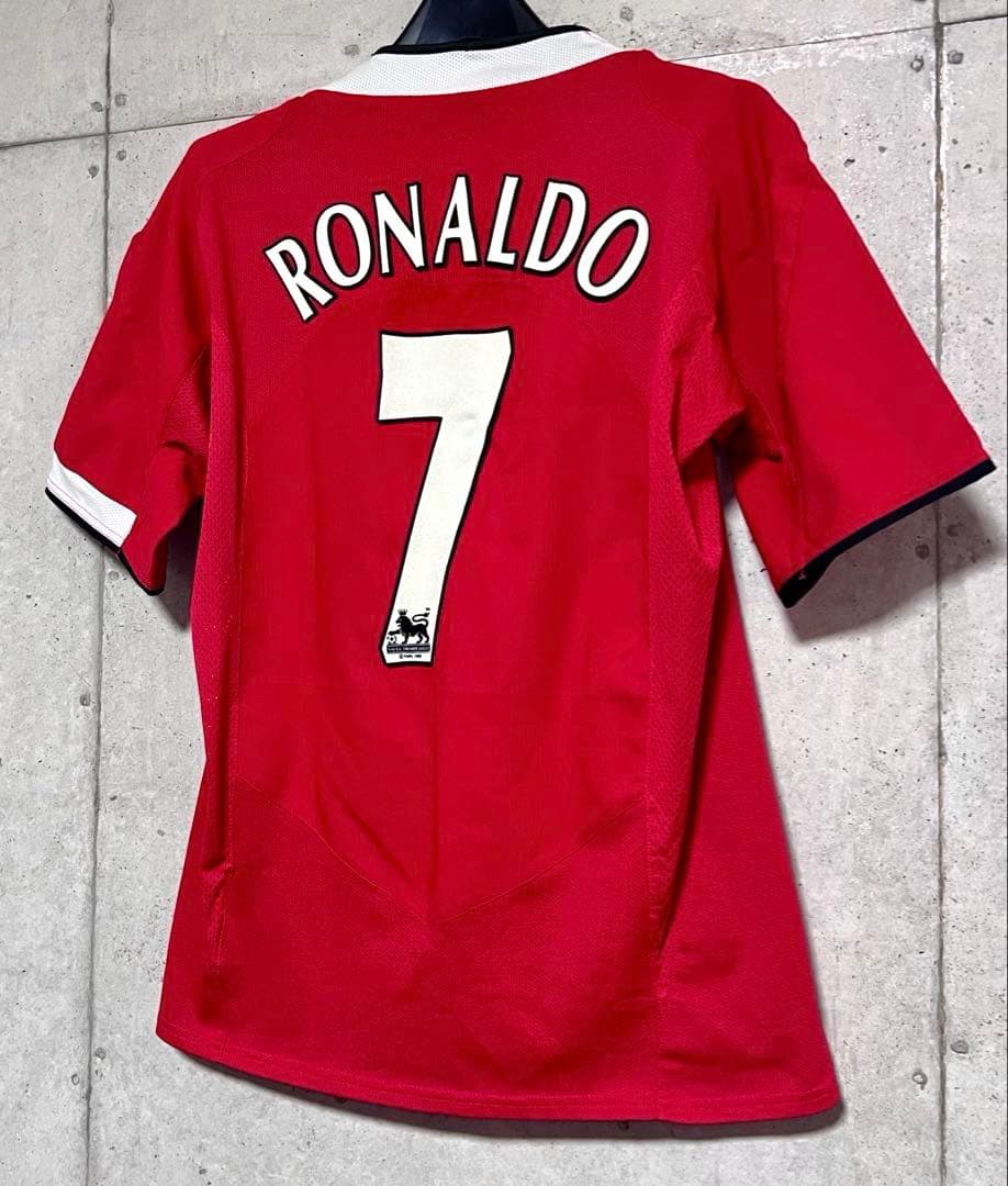 【美品！】04-06マンチェスター・U ♯7 C・ロナウド【Mサイズ相当】ホーム