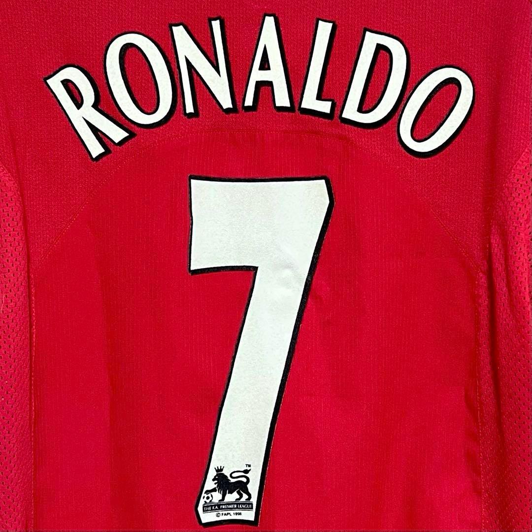【美品！】04-06マンチェスター・U ♯7 C・ロナウド【Mサイズ相当】ホーム