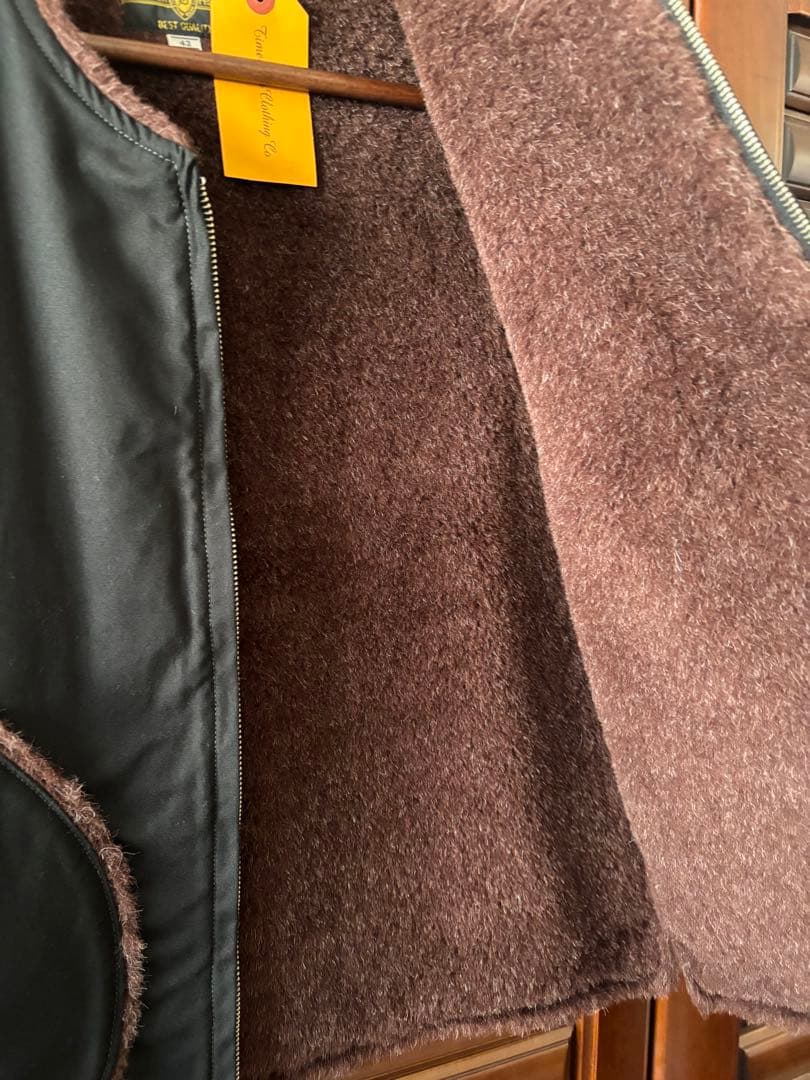 トップス Atlast&Co FIELD ZIP-UP VEST size42