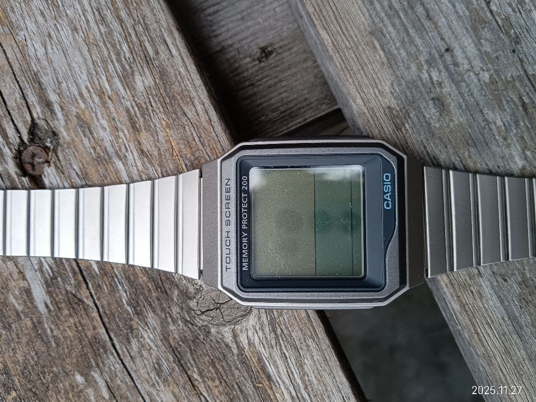 CASIO タッチスクリーン メモリープロテクト200　電池切れ