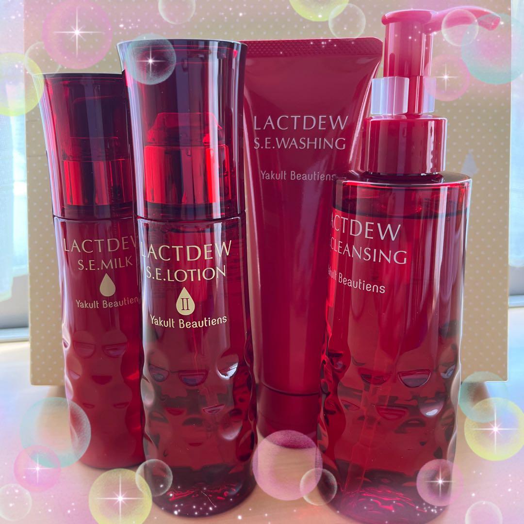 ヤクルト クレンジング+ウォッシング+S.Eローション+S.Eミルク４点セット