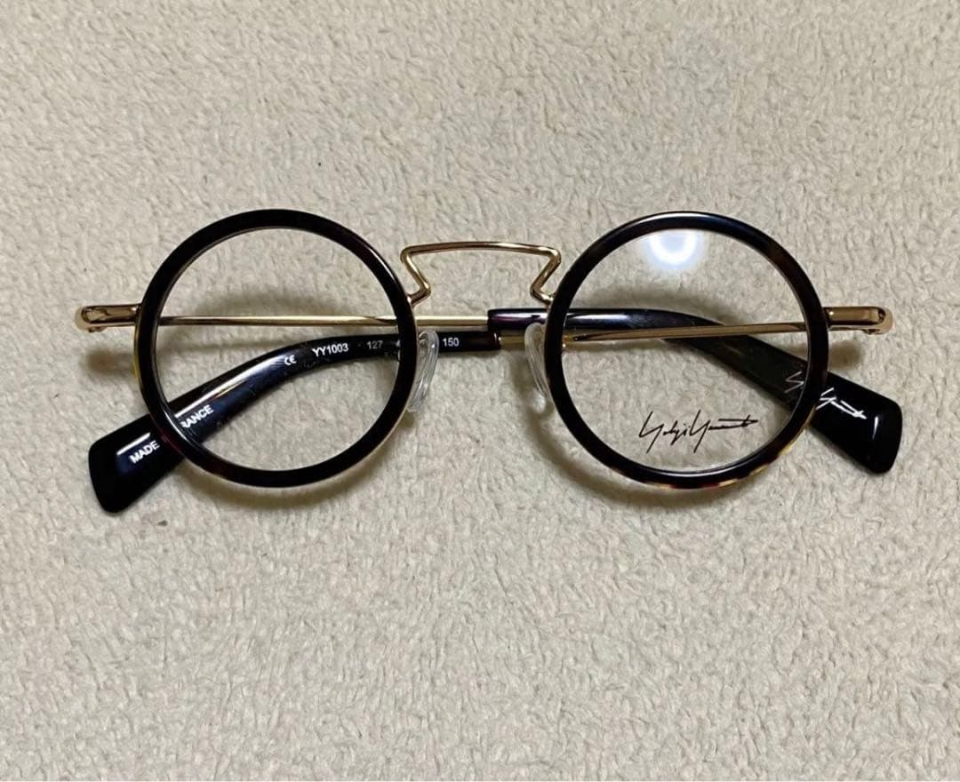 yu 　新品　Yohji Yamamoto ヨウジ ヤマモト　眼鏡　丸型
