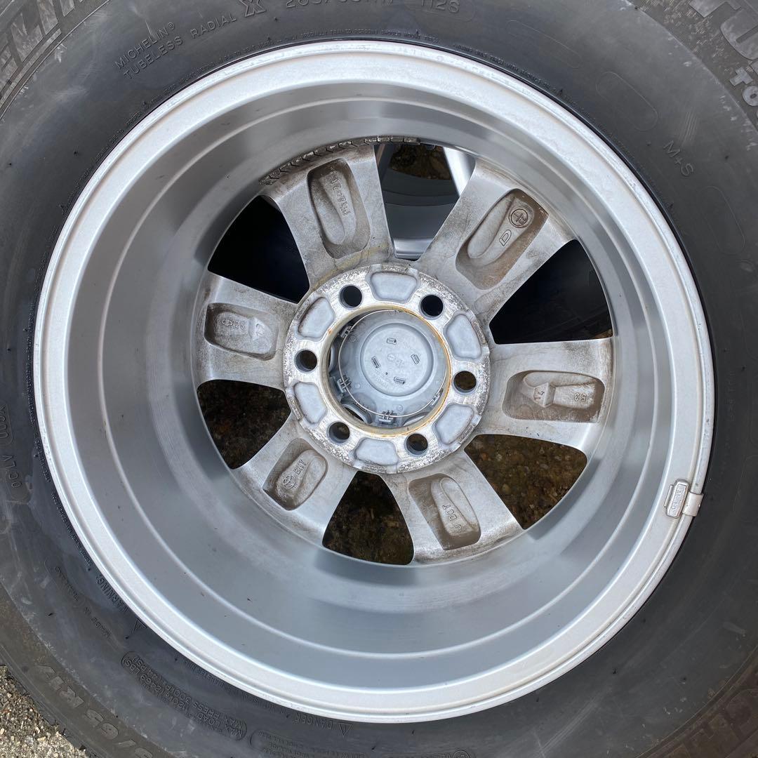 プラド150後期　純正夏タイヤホイールセット