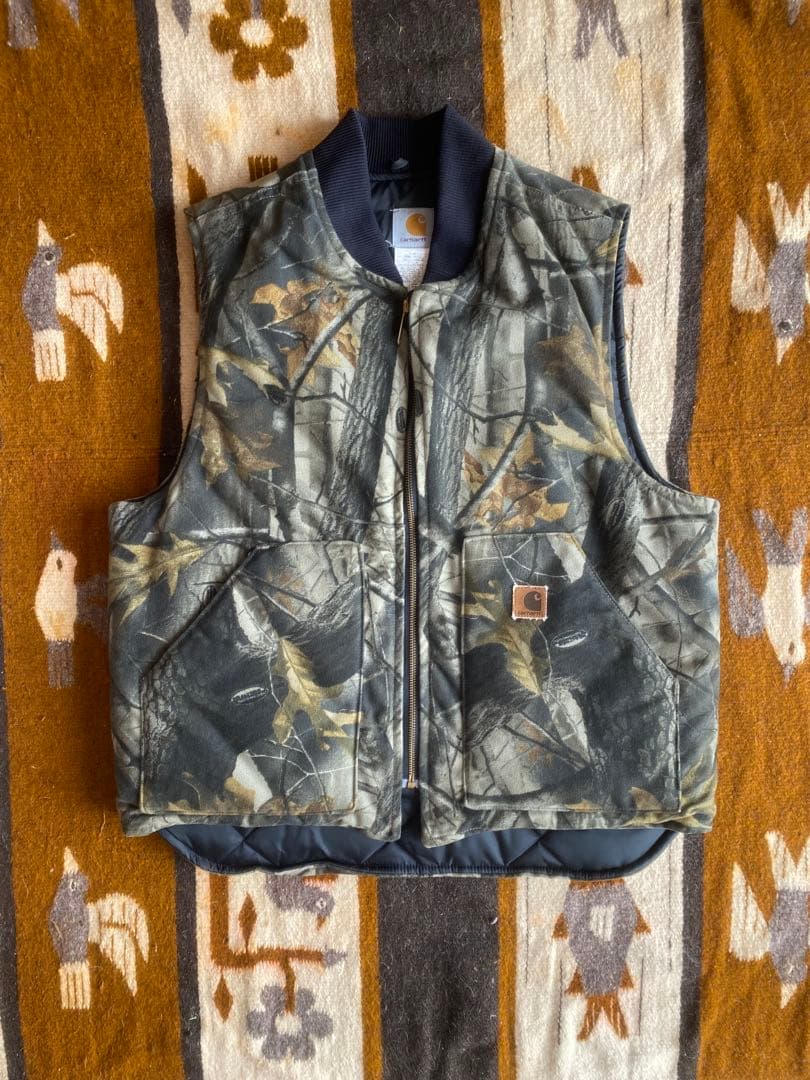 usa製 carhartt リアルツリー ベスト