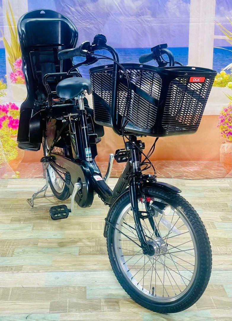 週末限定！パナソニックギュット⭐️13AH！子供乗せ電動アシスト自転車Y3251