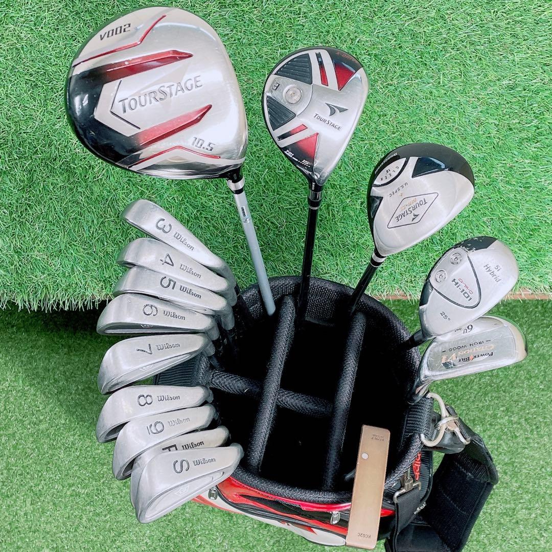 ゴルフクラブ　メンズセット　初心者　ツアーステージ　V002 入門　N1964
