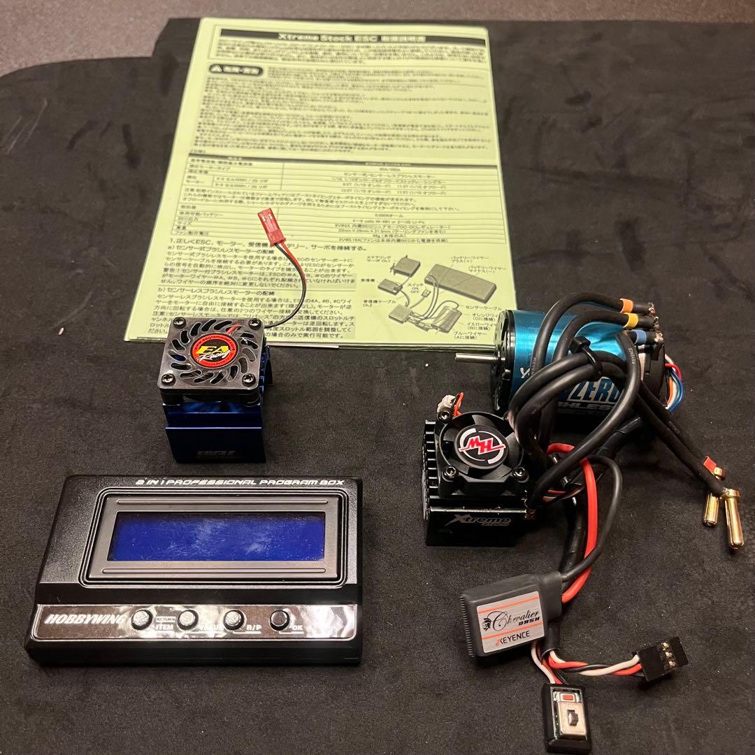 ブラシレスモーターESCセット④ホビーウイングXtreme+ヨコモZERO