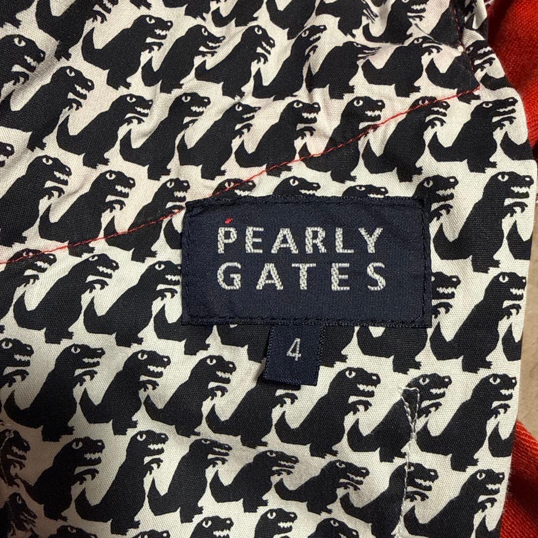 PEARY GATES ゴルフパンツ ストレッチ サイズ4 レッド 赤