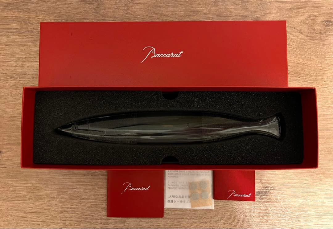 Baccarat バカラ ラランヌ　フィッシュ　魚　カマス　箱付　フィギュリン
