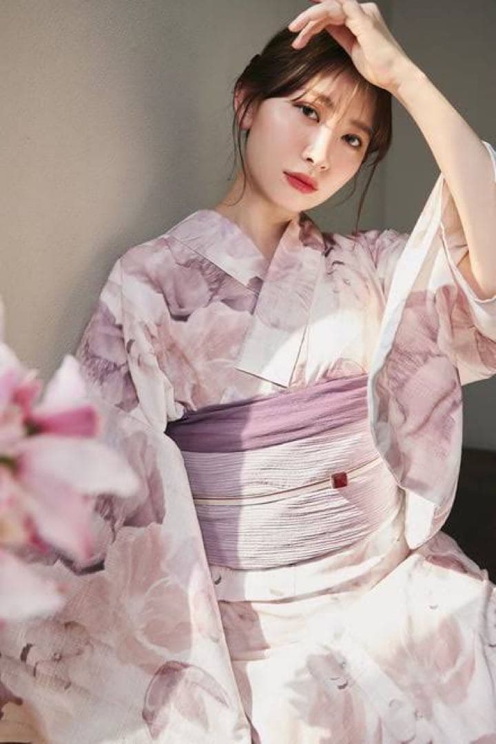 美品 正規品herlipto 浴衣 rose タグ付き　クリーニング済