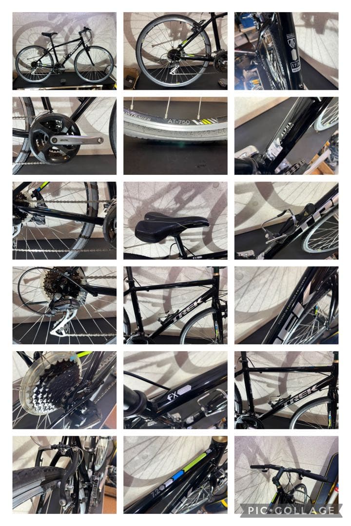 TREK FX7.2 ブラック クロスバイク