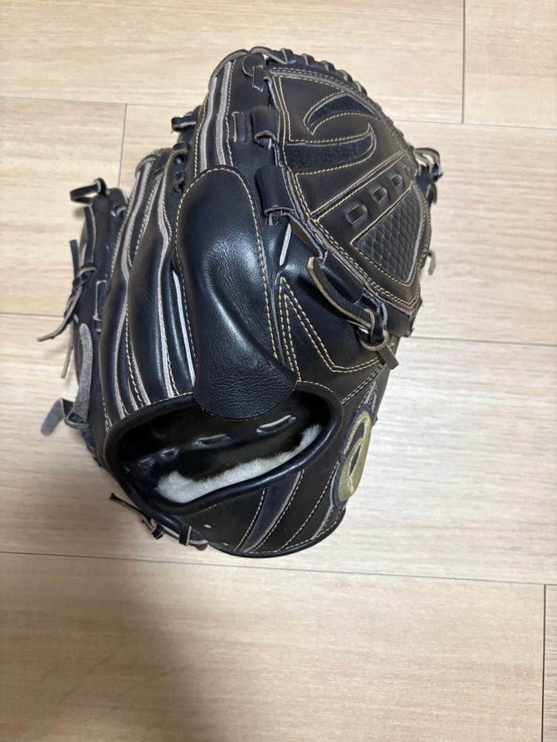 アシックス 硬式グローブ 黒