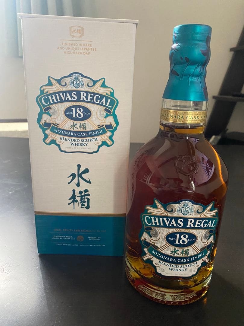 未開封　シーバスリーガル　ミズナラ　18年　箱付き（箱はおまけとして下さい）