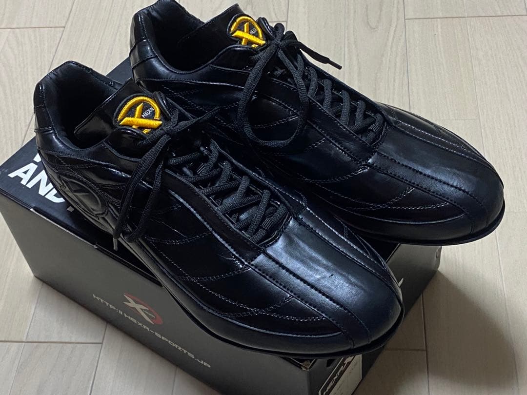 ■超値下げ！超稀少！ヘキサスポーツ！ステルス 革底スパイク　新品未使用！