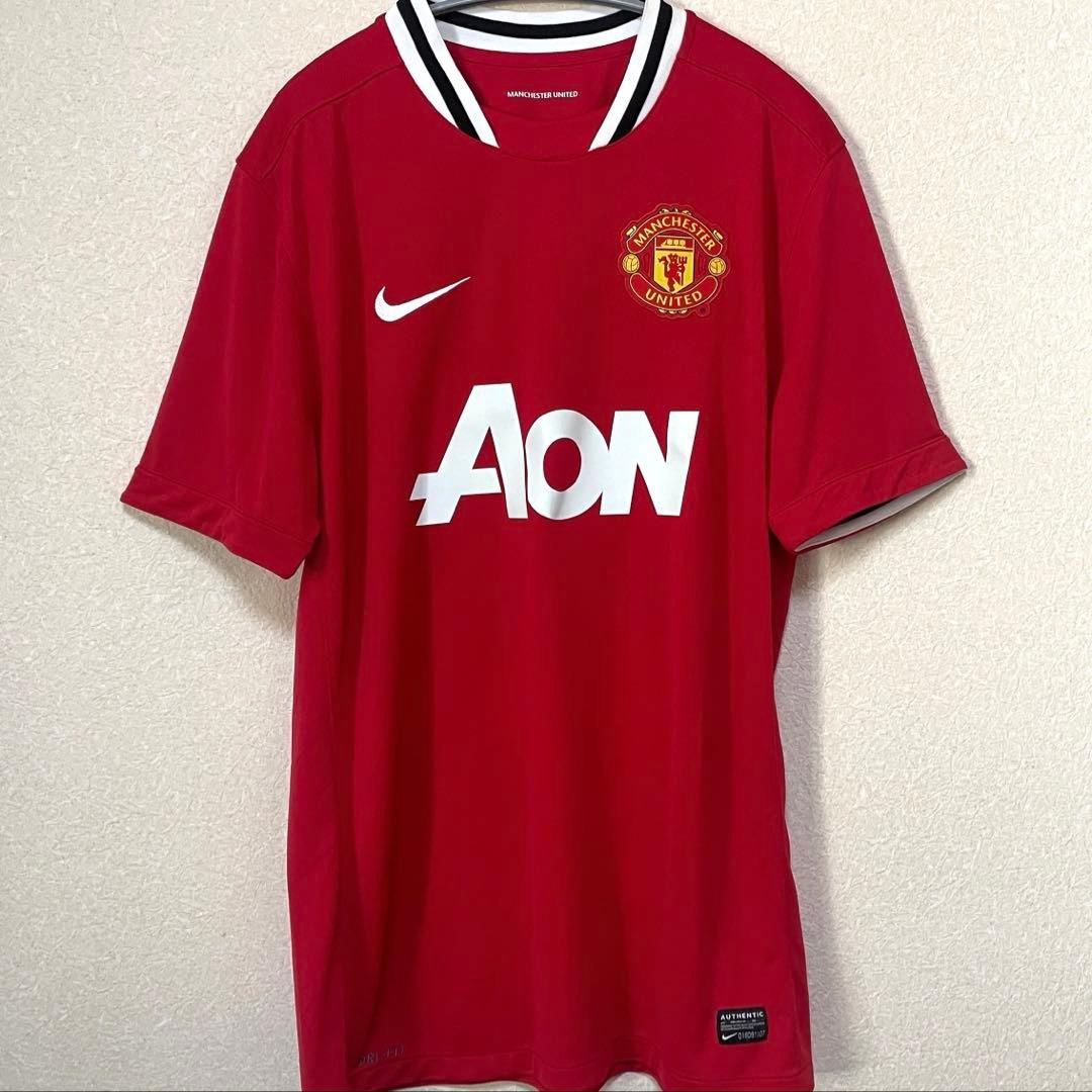 【正規品】マンチェスターU 11-12 ホーム ユニフォーム XL