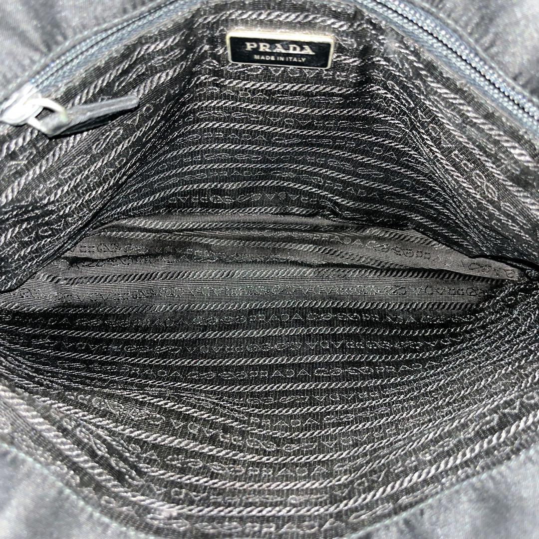 PRADA ハンドバッグ　三角ロゴ　トートバッグ　黒　テスートナイロン　y2k